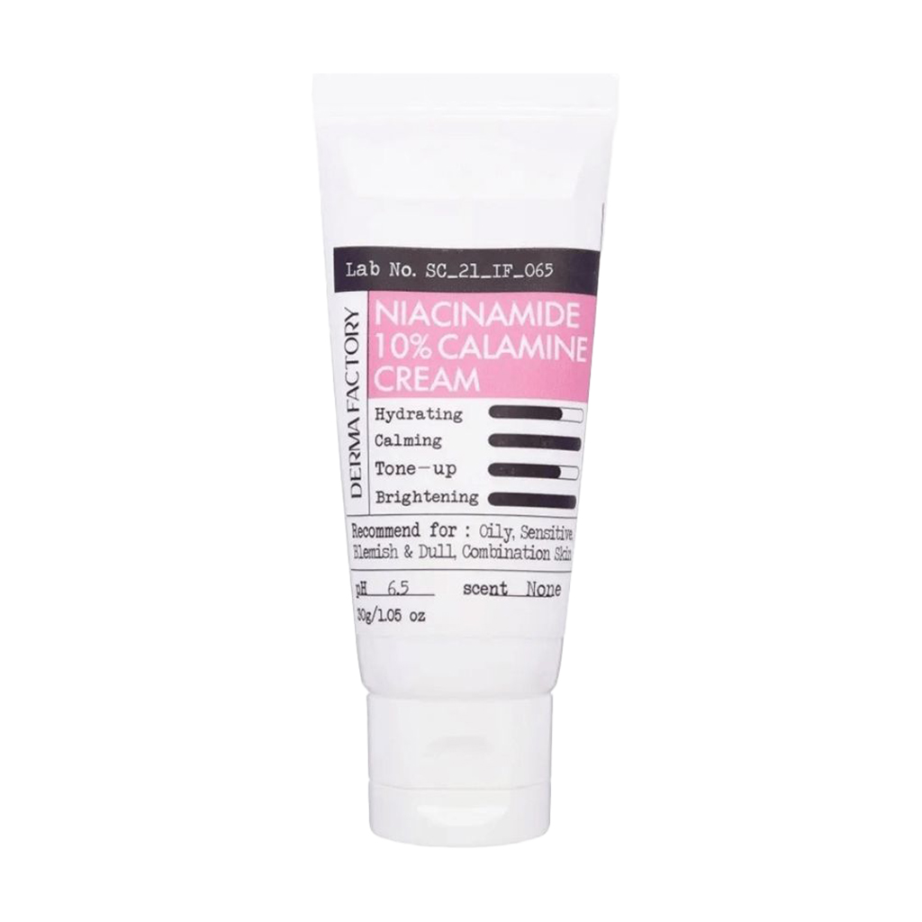 Заспокійливий крем для обличчя Derma Factory Niacinamide 10% Calamine Cream, 30 г